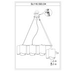 Люстра подвесная St luce SL116.503.04 ONDE