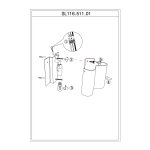 Светильник настенный бра St luce SL116.511.01 ONDE