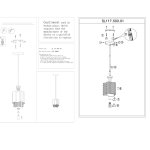 Светильник подвесной St luce SL117.503.01 ONDE