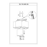 Люстра потолочная St luce SL118.502.05 ONDE 2