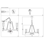 Уценка. Люстра подвесная St luce SL122.303.08