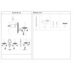 Светильник настенный бра St luce SL139.301.02 SPLENDI