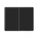 JUNG SL 500 Черный Накладка светорегулятора 2-х канального нажимного (SL1565.07SW)