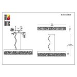 Светильник подвесной St luce SL1577.503.07 FIZORIO