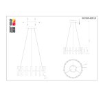 Светильник подвесной St luce SL1595.403.18 BASIO