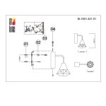 Светильник настенный St luce SL1601.421.01 UNTIDO