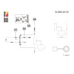 Светильник настенный St luce SL1602.321.01 ENTOLLA