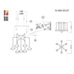 Светильник подвесной St luce SL1602.323.07 ENTOLLA