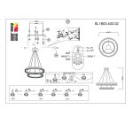 Светильник подвесной St luce SL1603.403.02 SILITA