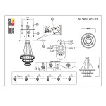 Светильник подвесной St luce SL1603.403.03 SILITA