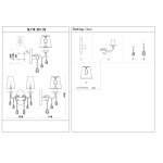 Светильник настенный бра St luce SL176.201.02 AUMENTATO