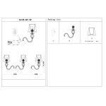 Светильник настенный бра St luce SL185.301.02 GRAZIA