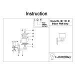 Светильник настенный бра St luce SL187.101.01 DIRITTA
