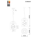 Подвесной светильник St luce SL189.203.01 GABRIO