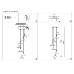 Светильник подвесной SL194.403.07 St luce LACCIO