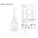 Люстра подвесная St luce SL228.303.03 TERSO
