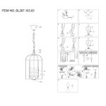 Люстра подвесная St luce SL267.103.03 ODIERNO