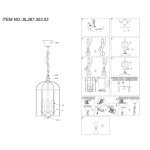 Люстра подвесная St luce SL267.303.03 ODIERNO