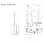 Люстра подвесная St luce SL267.603.03 ODIERNO