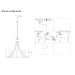 Люстра подвесная St luce SL268.303.08 ATTUALE