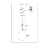 Светильник подвесной St luce SL290.503.01 PIEGARE