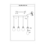 Люстра подвесная St luce SL299.503.04 BULD