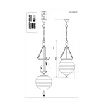 Люстра подвесная St luce SL317.403.03 SOTTO