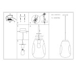 Светильник подвесной St luce SL328.203.01 AEREO