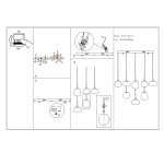 Светильник подвесной St luce SL331.503.14 CANDIDO