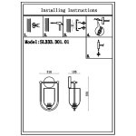 Светильник настенный бра St luce SL333.301.01 CODITA