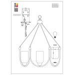 Люстра подвесная St luce SL333.303.04 CODITA