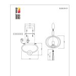 Светильник настенный бра St luce SL335.301.01 ANEVITA