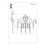 Люстра подвесная St luce SL335.303.09 ANEVITA