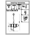 Люстра подвесная St luce SL336.303.05 DELAVERA