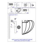 Светильник настенный бра St luce SL351.051.01 TESSILE