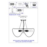 Светильник подвесной St luce SL351.153.05 TESSILE