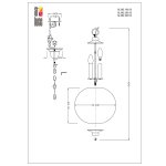 Светильник подвесной St luce SL362.203.03 LATERIA