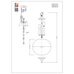 Светильник подвесной St luce SL362.303.03 LATERIA