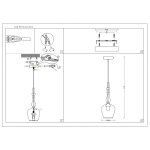 Подвесной светильник St luce SL364.103.01 BIORNO