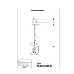 Светильник подвесной St luce SL369.203.04 FIAMROSA