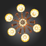 Люстра потолочная St luce SL371.852.07 VETRATO