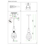 Подвесной светильник St luce SL374.403.01 BACINETO