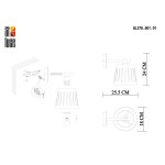 Светильник настенный бра St luce SL375.501.01 PASSETO