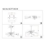 Люстра потолочная St luce SL377.302.08 GIACIO