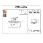 Светильник потолочный St luce SL381.102.02 LIVELLO