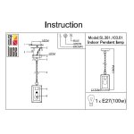 Светильник подвесной St luce SL381.103.01 LIVELLO