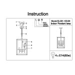 Светильник подвесной St luce SL381.103.04 LIVELLO