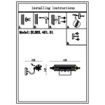 Светильник настенный бра St luce SL382.401.01 PEFERRO