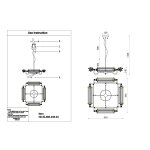 Люстра подвесная St luce SL382.403.04 PEFERRO