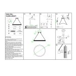 Светильник подвесной St luce SL383.203.01 CHERIO